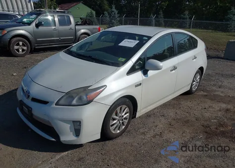 2012 Toyota Prius Plug-In z USA, uszkodzony, nr VIN JTDKN3DP7C3024947